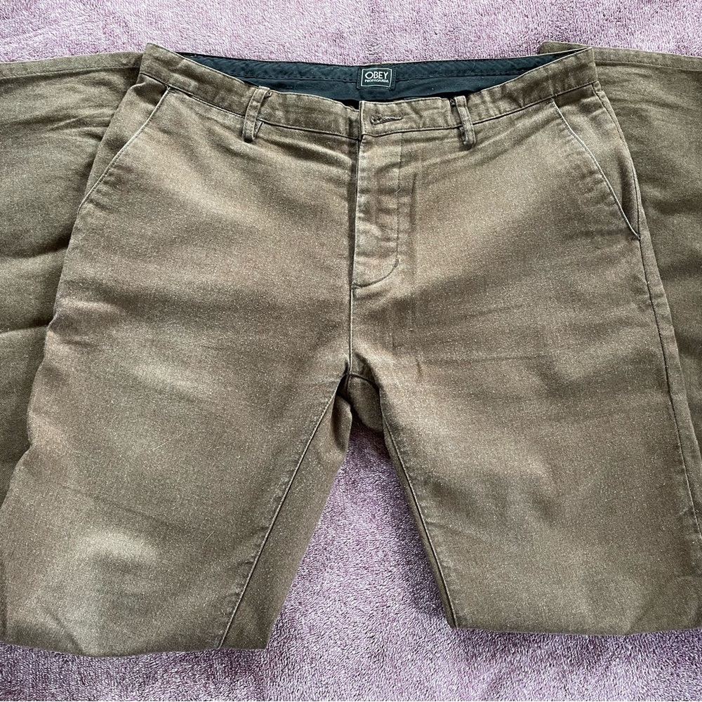 Obey Trousers Y2K - Picture 1 of 4
